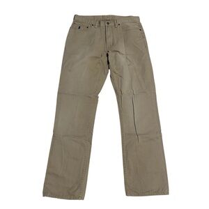 Polo Ralph Lauren Khaki Pants Straight Fit Size 33 X 32 Men’s Cotton